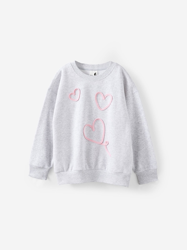 Grå - Cotton On Sammy Oversized Sweatshirt & Joggingsæt - Billede 2 af 3 Grå - Cotton On Sammy Oversized Sweatshirt & Joggingsæt - Billede 2 af 3