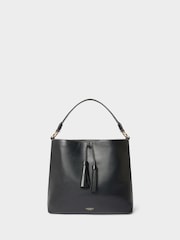 Osprey London Black The Classic Savanna Leather Hobo Bag - Image 1 of 5