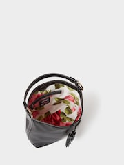 Osprey London Black The Classic Savanna Leather Hobo Bag - Image 5 of 5