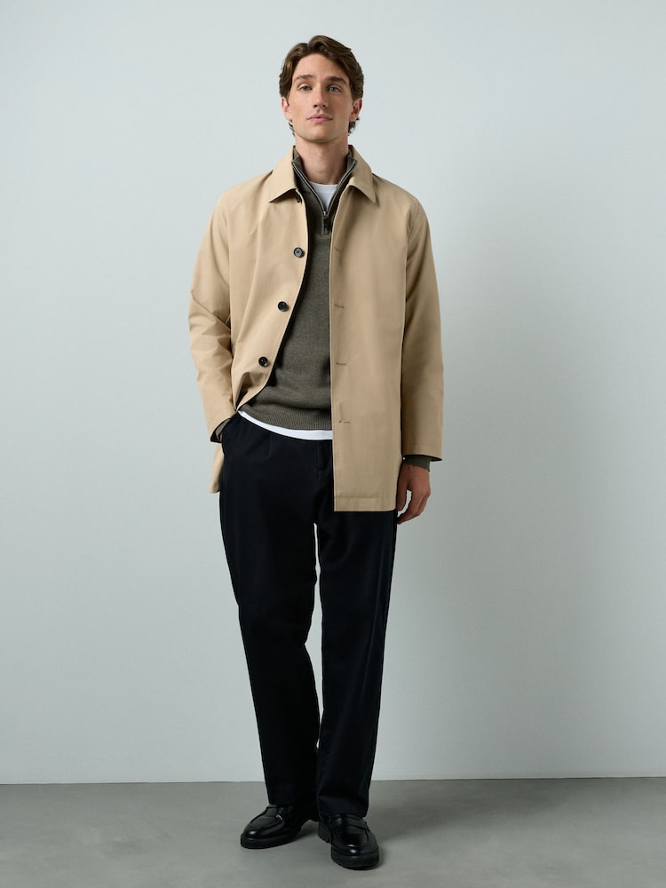 Stone Showerproof Trench Coat - Image 2 of 11