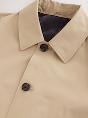 Stone Showerproof Trench Coat - Image 9 of 11