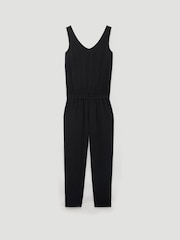 Hush Black Cropped Jersey Jumpsuit - Image 5 of 5