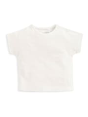 Mamas & Papas Blue Denim Dungarees & T-Shirt Outfit Set - Image 3 of 5