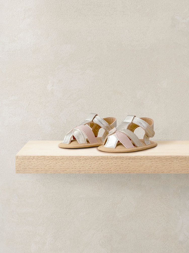 Mamas & Papas Gold Metallic Sandals - Image 1 of 2 Mamas & Papas Gold Metallic Sandals - Image 1 of 2