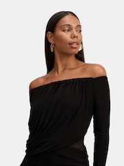 Forever New Belinda Bardot Draped Maxi Dress - Image 3 sur 4