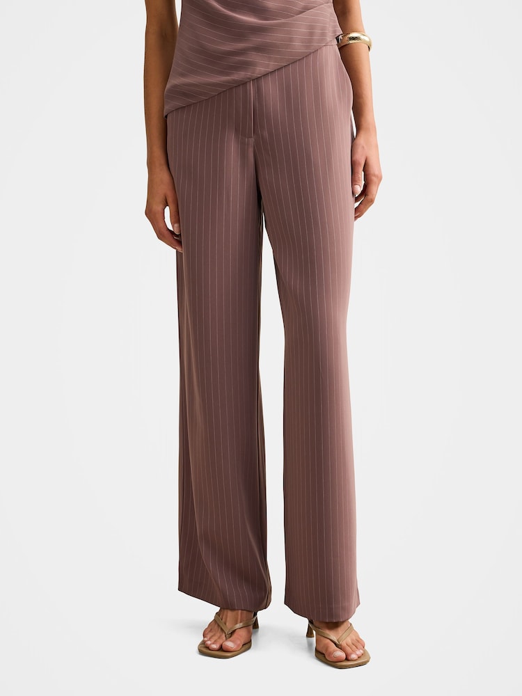 Forever New Brown Willow Wide Leg Trousers - Image 1 of 5