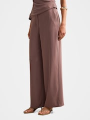 Forever New Brown Willow Wide Leg Trousers - Image 4 of 5