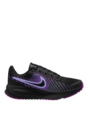 Nike Black Violet Run Defy Road Running Trainers - Image 1 of 3