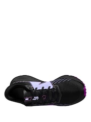 Nike Black Violet Run Defy Road Running Trainers - Image 2 of 3