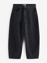 Good American Black Vintage Barrel Ankle Jeans - Image 1 of 1