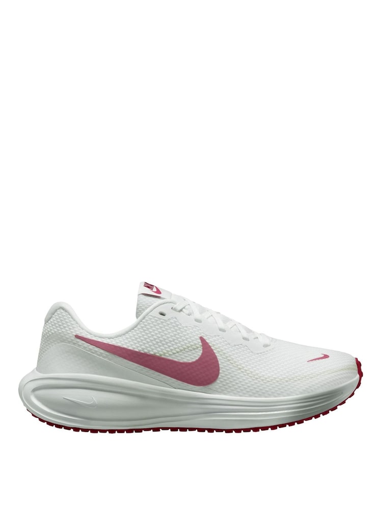 Nike White Pink Smoke Revolution 8 Road Running Trainers - Image 1 of 3 Nike White Pink Smoke Revolution 8 Road Running Trainers - Image 1 of 3