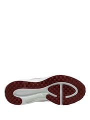 Nike White Pink Smoke Revolution 8 Road Running Trainers - Image 3 of 3