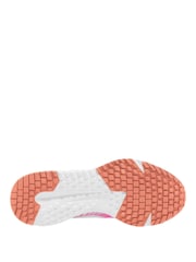 Nike White Hyper Pink Run Defy Road Running Trainers - Image 3 of 3