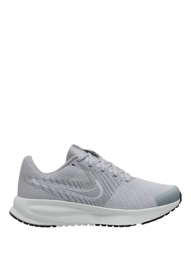 Nike Wolf Grey Run Defy Road Running Trainers - Image 1 of 3