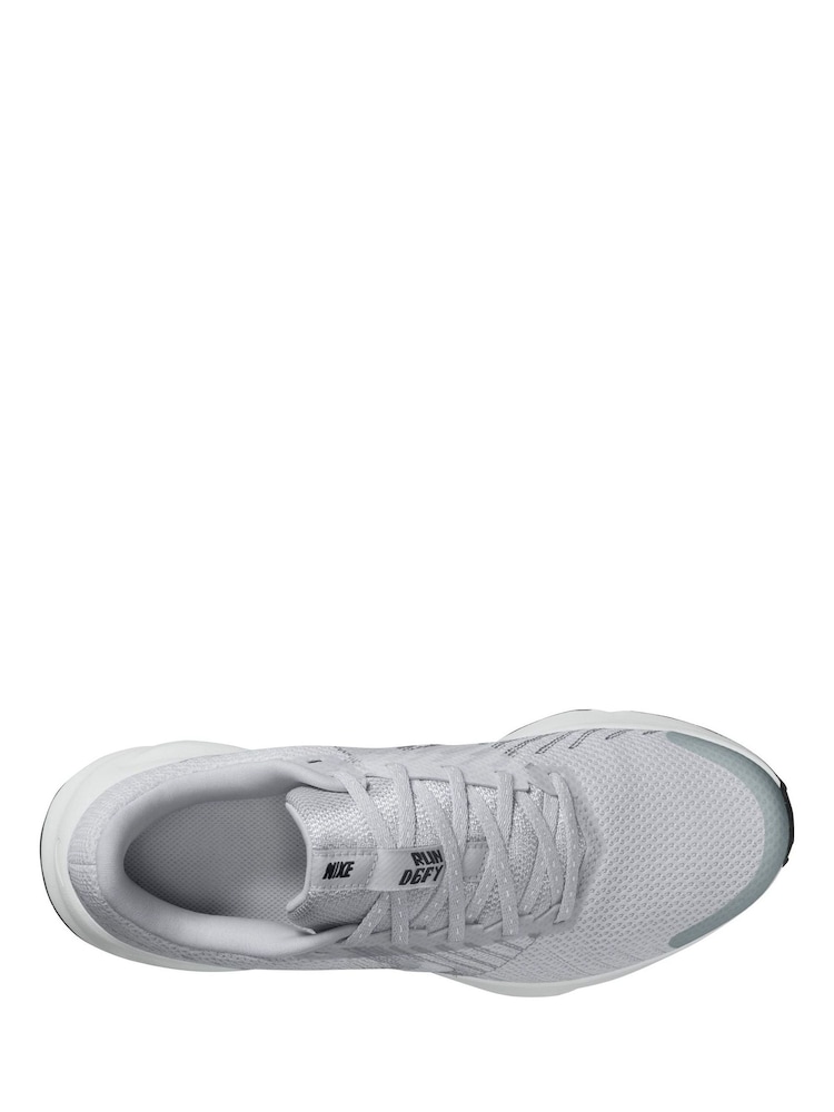 Nike Wolf Grey Run Defy Road Running Trainers - Image 2 of 3