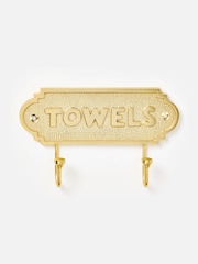Oliver Bonas Gold Hook Towels - Image 2 of 4