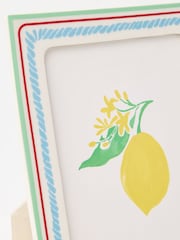 Oliver Bonas White Serra Ceramic Photo Frame 5x7 - Image 3 of 5