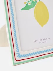 Oliver Bonas White Serra Ceramic Photo Frame 5x7 - Image 4 of 5