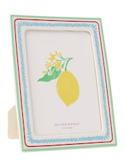 Oliver Bonas White Serra Ceramic Photo Frame 5x7 - Image 5 of 5