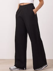 Schwarz - Gym King Victory Loopback-Jogginghosen mit geradem Bein - Bild 3 von 4