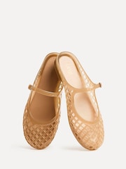 Linzi Natural Mirage Jelly Slip On Sandals - Image 5 of 5