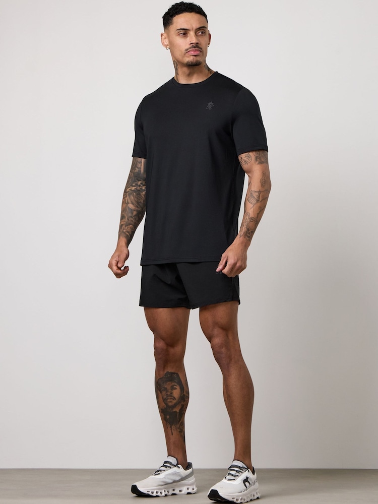 Gym King Black Victory Performance 5" Shorts - Image 1 of 4 Gym King Black Victory Performance 5" Shorts - Image 1 of 4