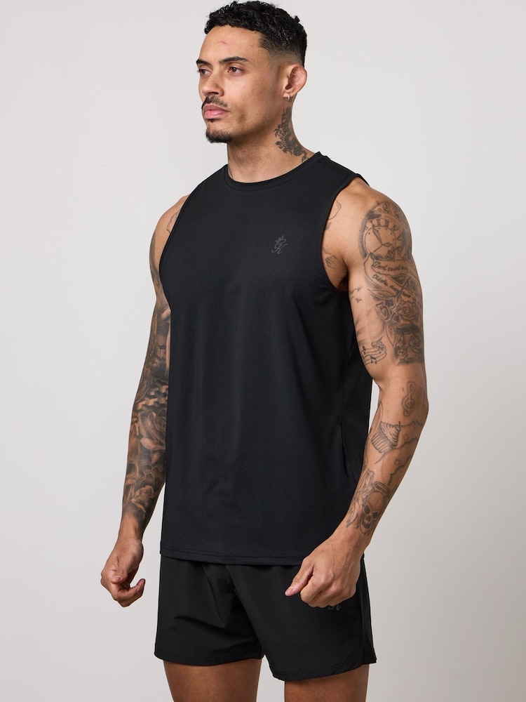 Gym King Black Victory Performance Vest - Image 2 of 3