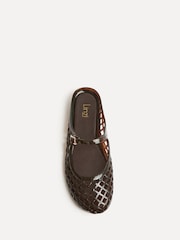 Linzi Brown Mirage Jelly Slip On Sandals - Image 4 of 6
