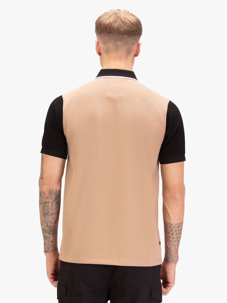 Luke 1977 Brown Saddleworth Black Polo Shirt - Image 2 of 6