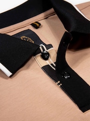 Luke 1977 Brown Saddleworth Black Polo Shirt - Image 6 of 6