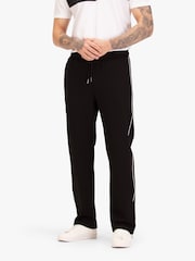 Luke 1977 Black Hematite Uncuffed Joggers - Image 3 of 7