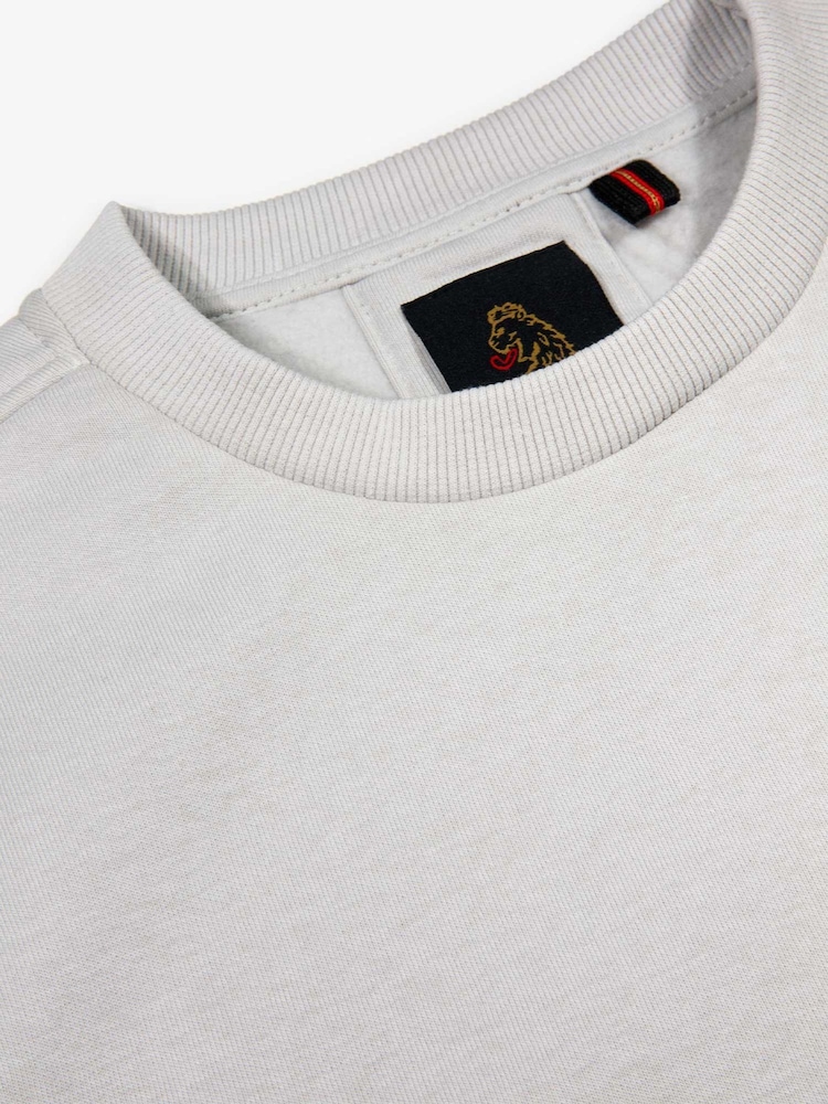 Luke 1977 Ice Grey London 1000  Sweatshirt - Image 6 of 6