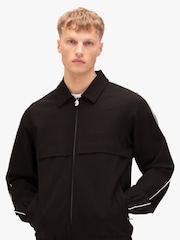 Luke 1977 Black Moonstone Zip Through Sweatshirt - Image 1 of 7