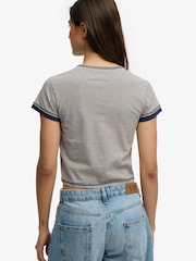 Superdry Grey Athletic Essentials Layered Top - Image 2 of 5