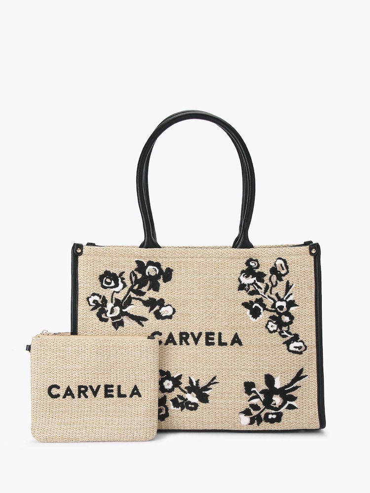 أسود - حقيبة نسائية كبيرة Sorrento Chuck In من Carvela - Image 1 of 4