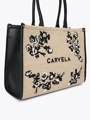 أسود - حقيبة نسائية كبيرة Sorrento Chuck In من Carvela - Image 2 of 4