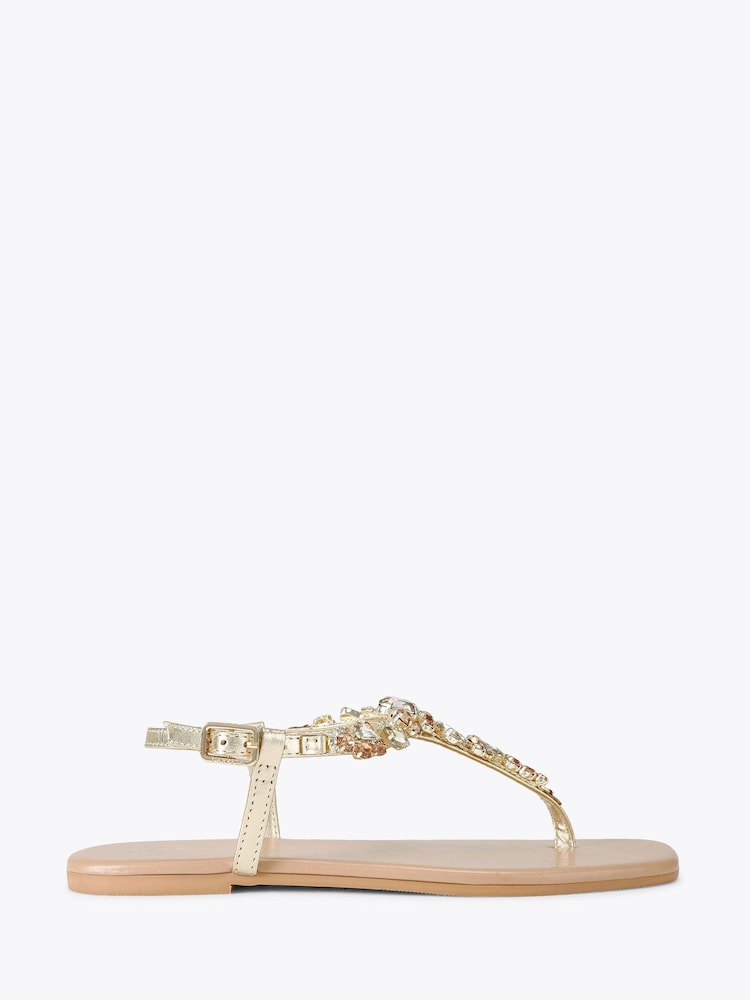 Carvela Gold Alta Sandals - Image 1 of 4