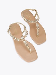 Carvela Gold Alta Sandals - Image 2 of 4