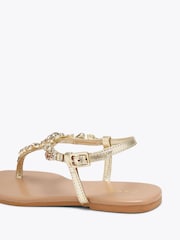 Carvela Gold Alta Sandals - Image 3 of 4