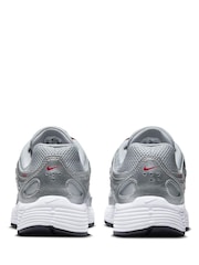 Nike Grey Silver White Youth P6000 Trainers - Image 4 of 7