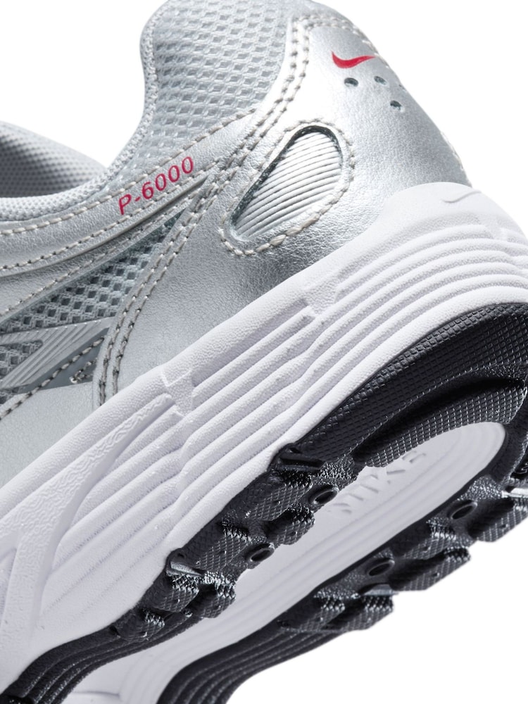 Nike Grey Silver White Youth P6000 Trainers - Image 7 of 7 Nike Grey Silver White Youth P6000 Trainers - Image 7 of 7