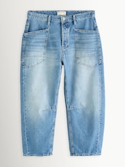 Free People Blue Minimalist Moxie Boyfriend Jeans - Image 6 of 6
