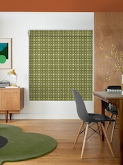 Orla Kiely Olive Textured Flower Made to Measure Blinds - Image 3 of 5