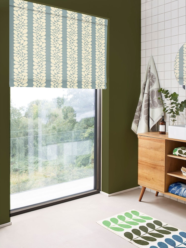 Orla Kiely Duck Egg Sycamore Stripe Made to Measure Blinds - Image 2 of 6
