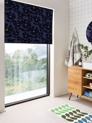 Orla Kiely Indigo Wildflower Made to Measure Blinds - Image 5 of 6
