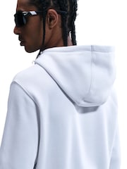 Nike White Club Pull Over Hoodie - Image 4 of 7