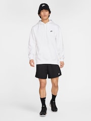 Nike White Club Pull Over Hoodie - Image 7 of 7