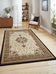 Think Rugs Black Heritage 4400 Traditional Rug - Image 1 of 3