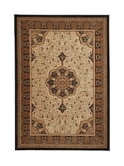 Think Rugs Black Heritage 4400 Traditional Rug - Image 3 of 3