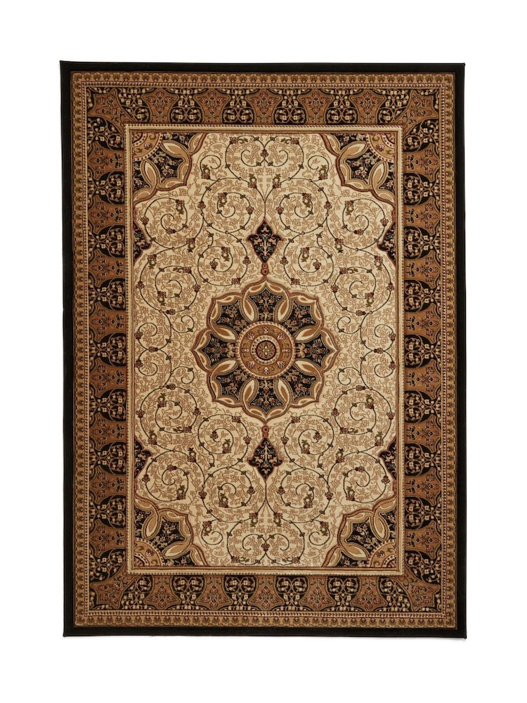 Think Rugs Black Heritage 4400 Traditional Rug - Image 3 of 3 Think Rugs Black Heritage 4400 Traditional Rug - Image 3 of 3